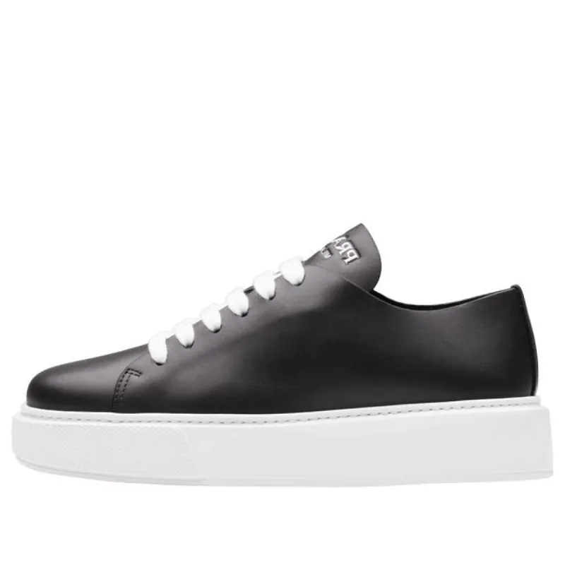 (WMNS) PRADA Platform Sneakers 'Black Leather' 1E440L_3A6F_F0967_F_045 sold by KicksCrew