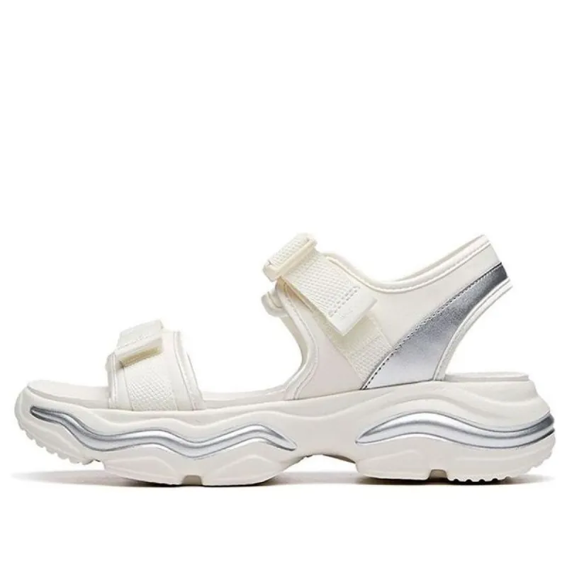 (WMNS) ANTA Life Series Sneakers 'White Silver' 922036951-2 sold by KicksCrew