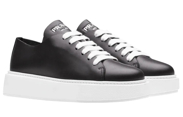 (WMNS) PRADA Platform Sneakers 'Black Leather' 1E440L_3A6F_F0967_F_045 sold by KicksCrew product image thumbnail 2