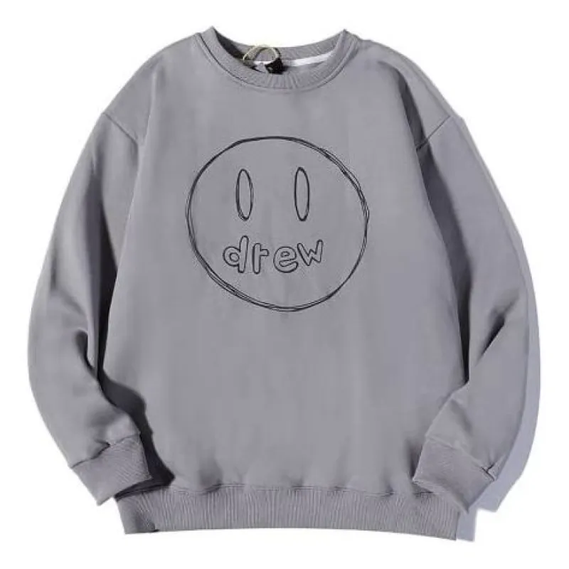 Drew House Sketch Crewneck Sweatshirt 'Grey' DR-SS20-57 sold by KicksCrew