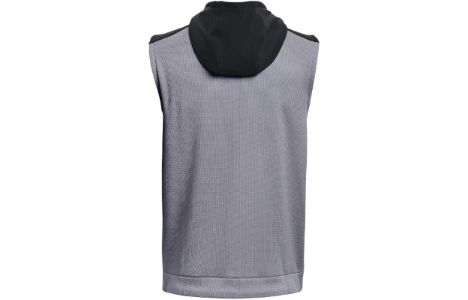 Under Armour Storm Sweater Fleece Vest 'Grey Black' 1373416-035 sold by KicksCrew