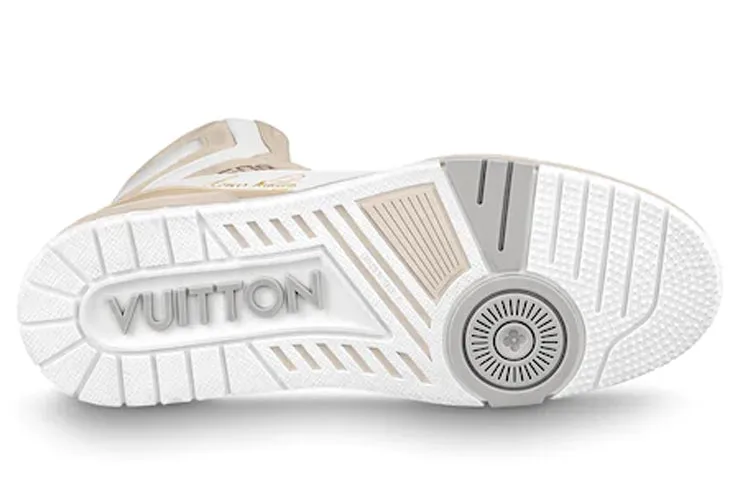 LOUIS VUITTON Trainer Ankle Sneakers 'Beige' 1A7P27 sold by KicksCrew product image thumbnail 4