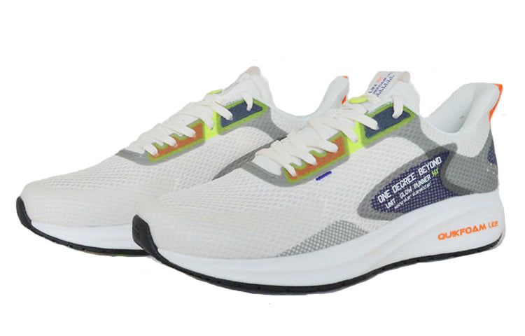 361 Degrees x QU!KFOAM Running Shoes 'White Purple