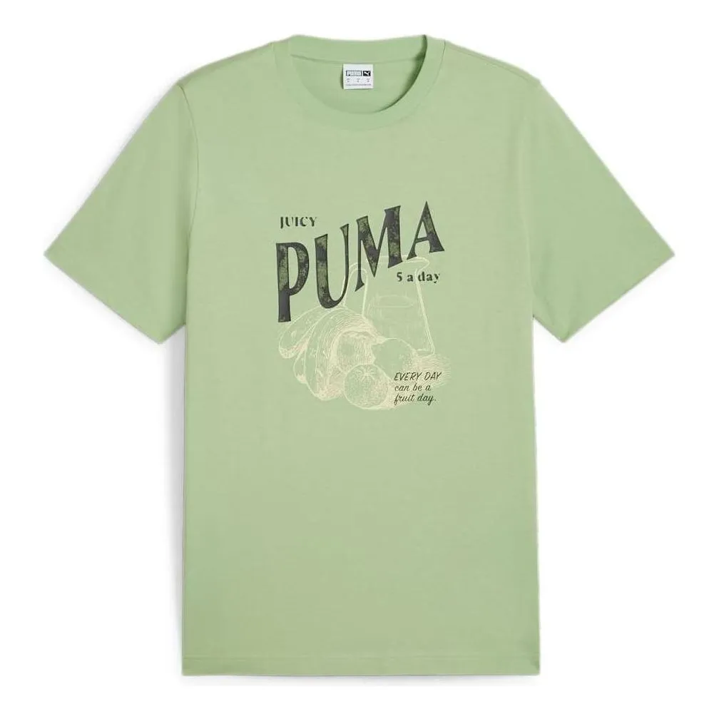 PUMA Fruits Graphic T-shirt 'Light Green' 629404-89 sold by KicksCrew