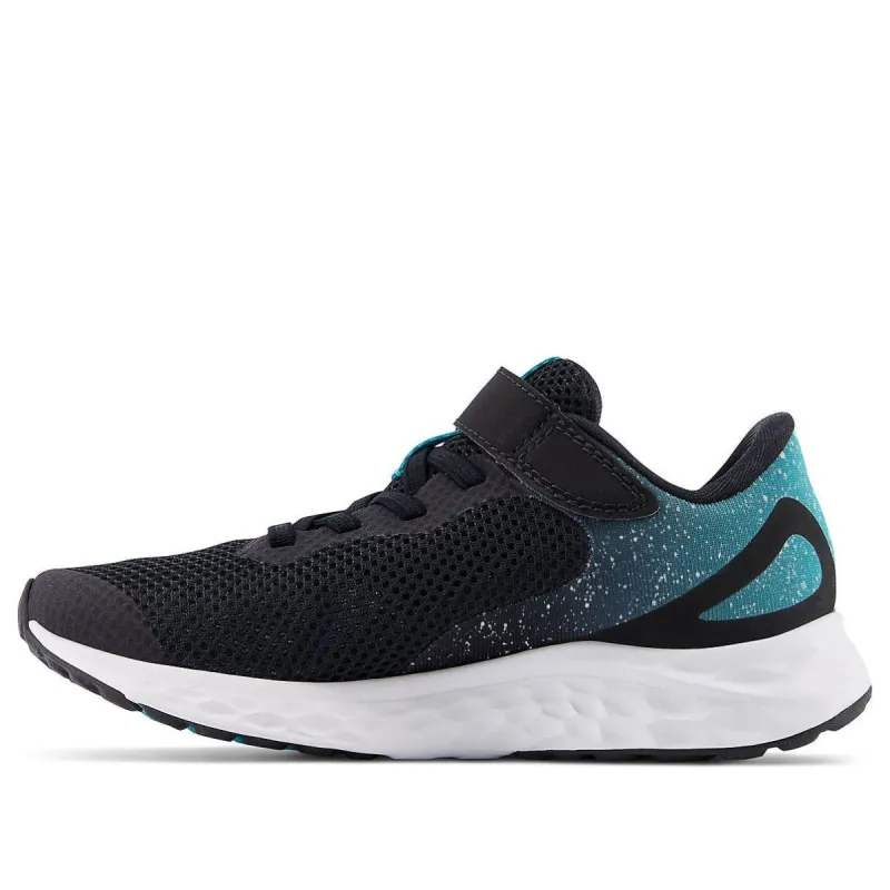 (GS) New Balance Fresh Foam Arishi v4 Bungee Lace Top Strap 'Black Virtual Blue' PAARIBT4 sold by KicksCrew
