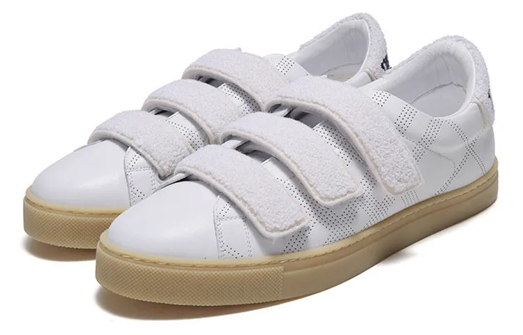 Burberry Bert Velcro Strap Perforated Leather Sneakers 'White' 80054541 sold by KicksCrew product image thumbnail 4
