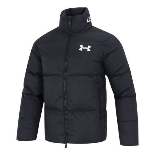 Under Armour Logo Puffer Jacket 'Black' 1375449-001 sold by KicksCrew