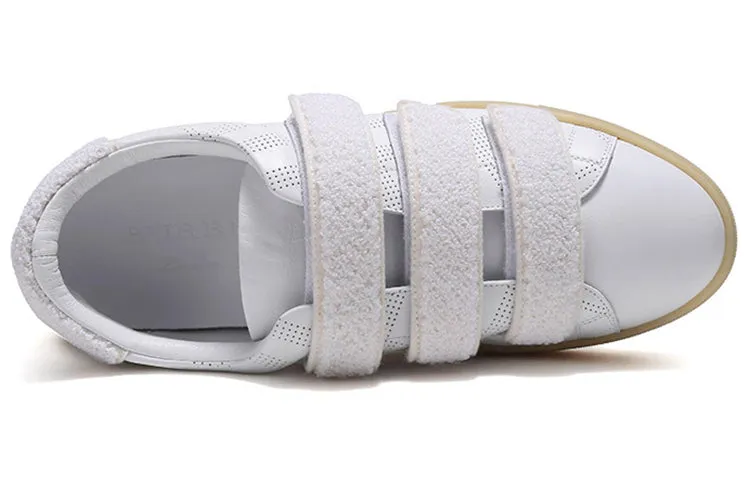 Burberry Bert Velcro Strap Perforated Leather Sneakers 'White' 80054541 sold by KicksCrew product image thumbnail 5