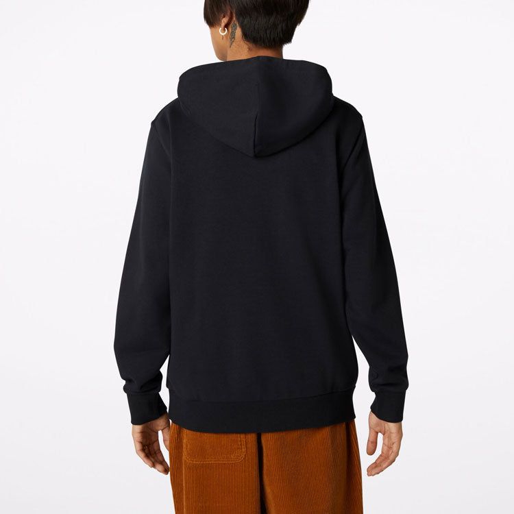 Converse Embroidered Star Chevron French Terry Pullover Hoodie 'Black' 10020343-A01 sold by KicksCrew product image thumbnail 5