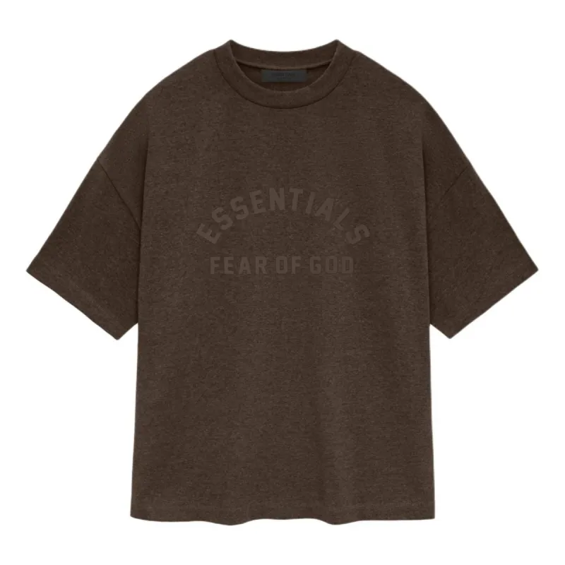 Fear of God Essentials SS24 Heavy T-shirt 'Heather Wood' 125SU242002F sold by KicksCrew