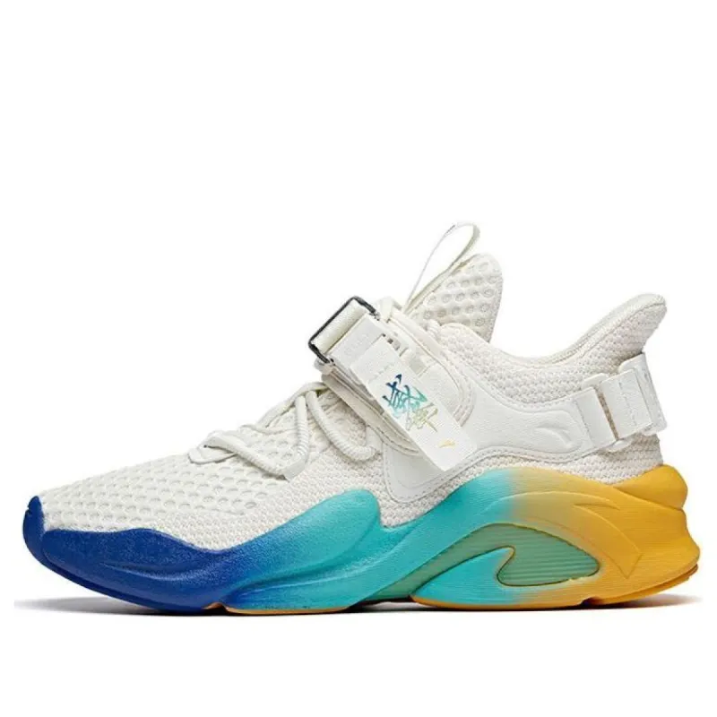 ANTA Badao 'White Blue Yellow' 112028085-3 sold by KicksCrew