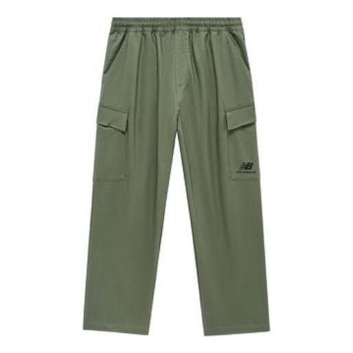 New Balance Logo Cargo Pants 'Olive Green' AMP31333-DON sold by KicksCrew