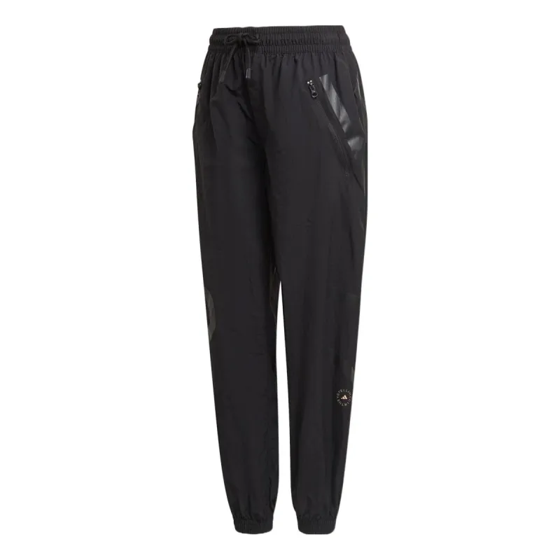 (WMNS) adidas by Stella McCartney Woven Pants 'Black' GU4344 sold by KicksCrew