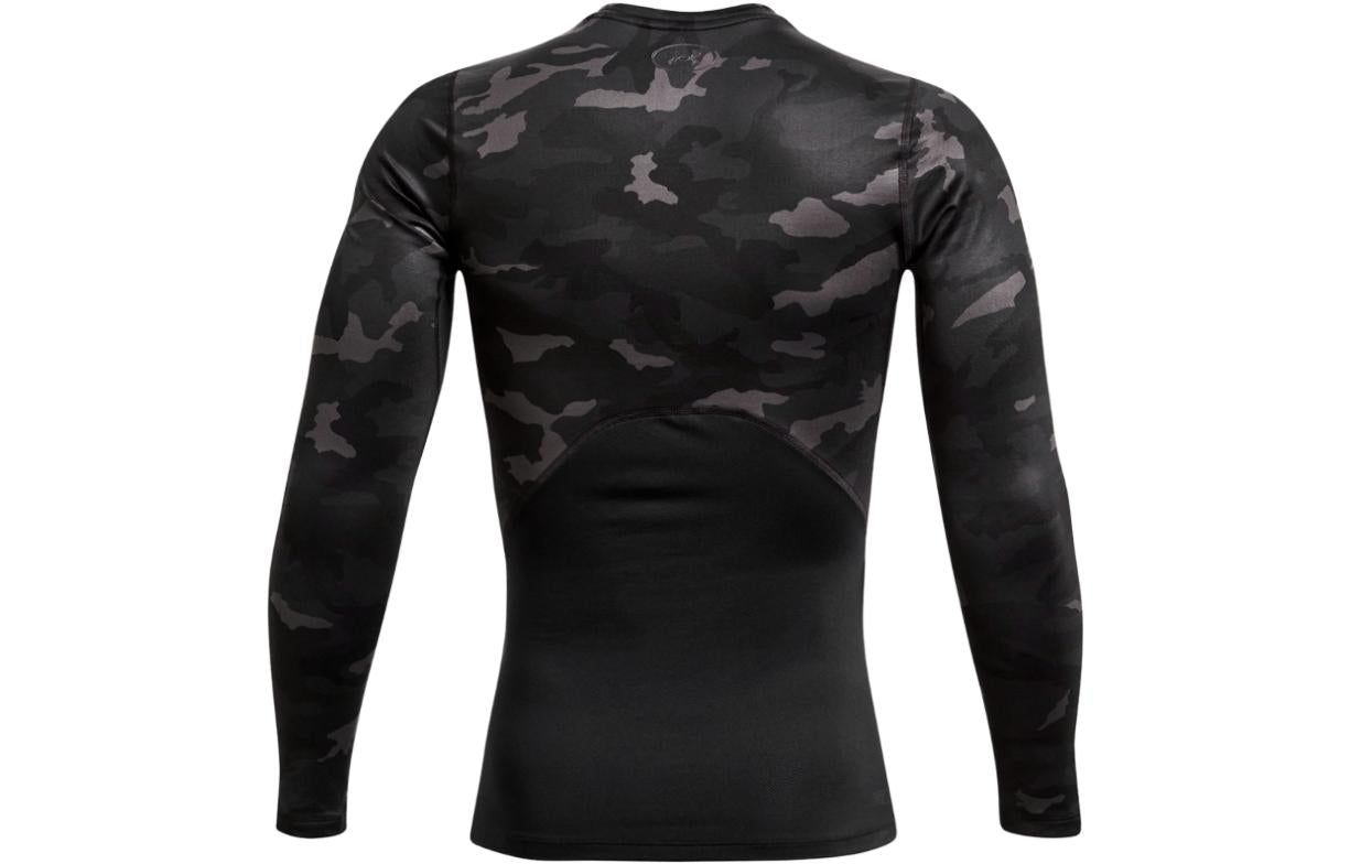 Under Armour ColdGear Infrared Compression Printed Crew 'Black Silver' 1381744-001 sold by KicksCrew product image thumbnail 2