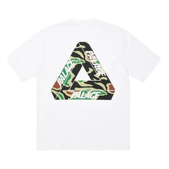 Palace Jungle Camo Tri-Ferg T-Shirt 'White' P24TS118 sold by KicksCrew