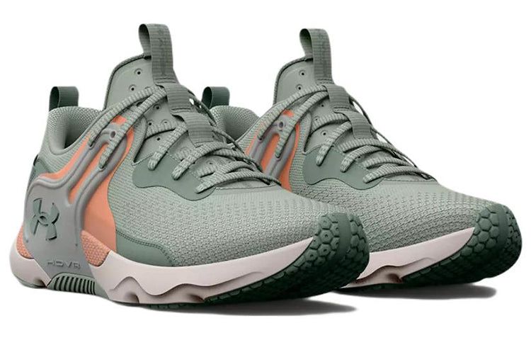 (WMNS) Under Armour HOVR Apex 3 Cross Trainer 'Green Orange' 3024272-302 sold by KicksCrew product image thumbnail 4