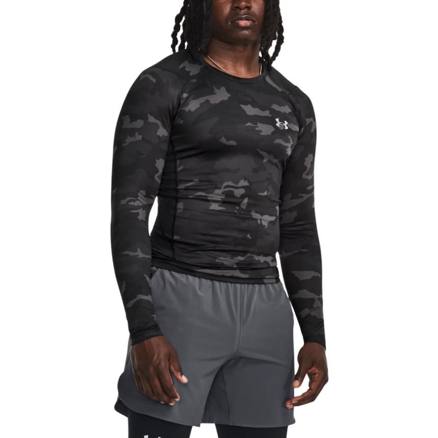 Under Armour ColdGear Infrared Compression Printed Crew 'Black Silver' 1381744-001 sold by KicksCrew product image thumbnail 5