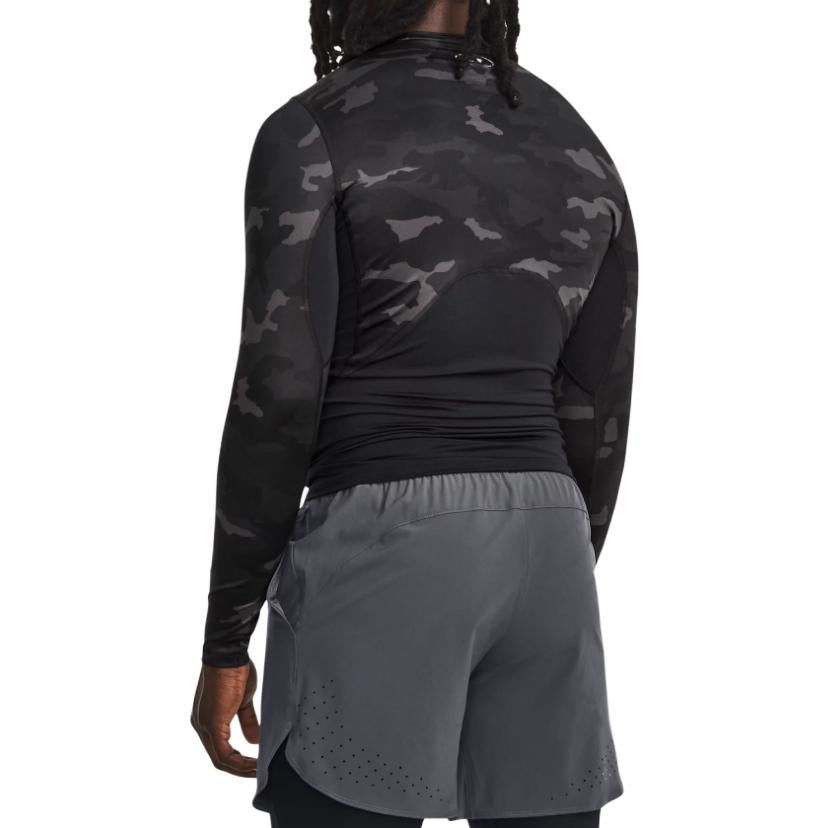 Under Armour ColdGear Infrared Compression Printed Crew 'Black Silver' 1381744-001 sold by KicksCrew product image thumbnail 4