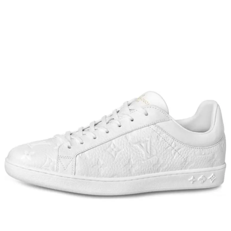 LOUIS VUITTON Luxembourg Monogram Sneakers 'White' 1A8QEN sold by KicksCrew