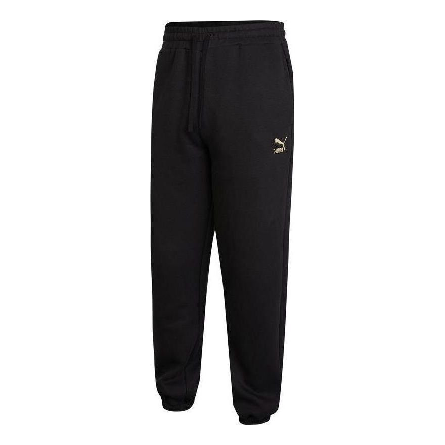 Puma Essentials Metallic Pants 'Black' 621834-01 sold by KicksCrew