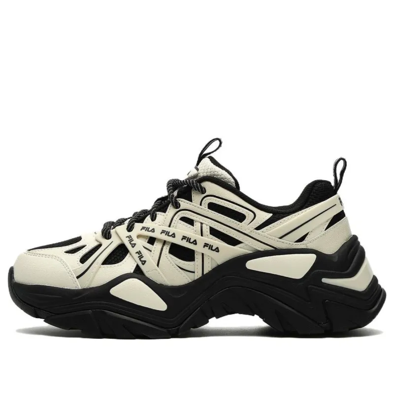 (WMNS) FILA Sofia Sneakers 'Beige Black' F12W341105FBS sold by KicksCrew