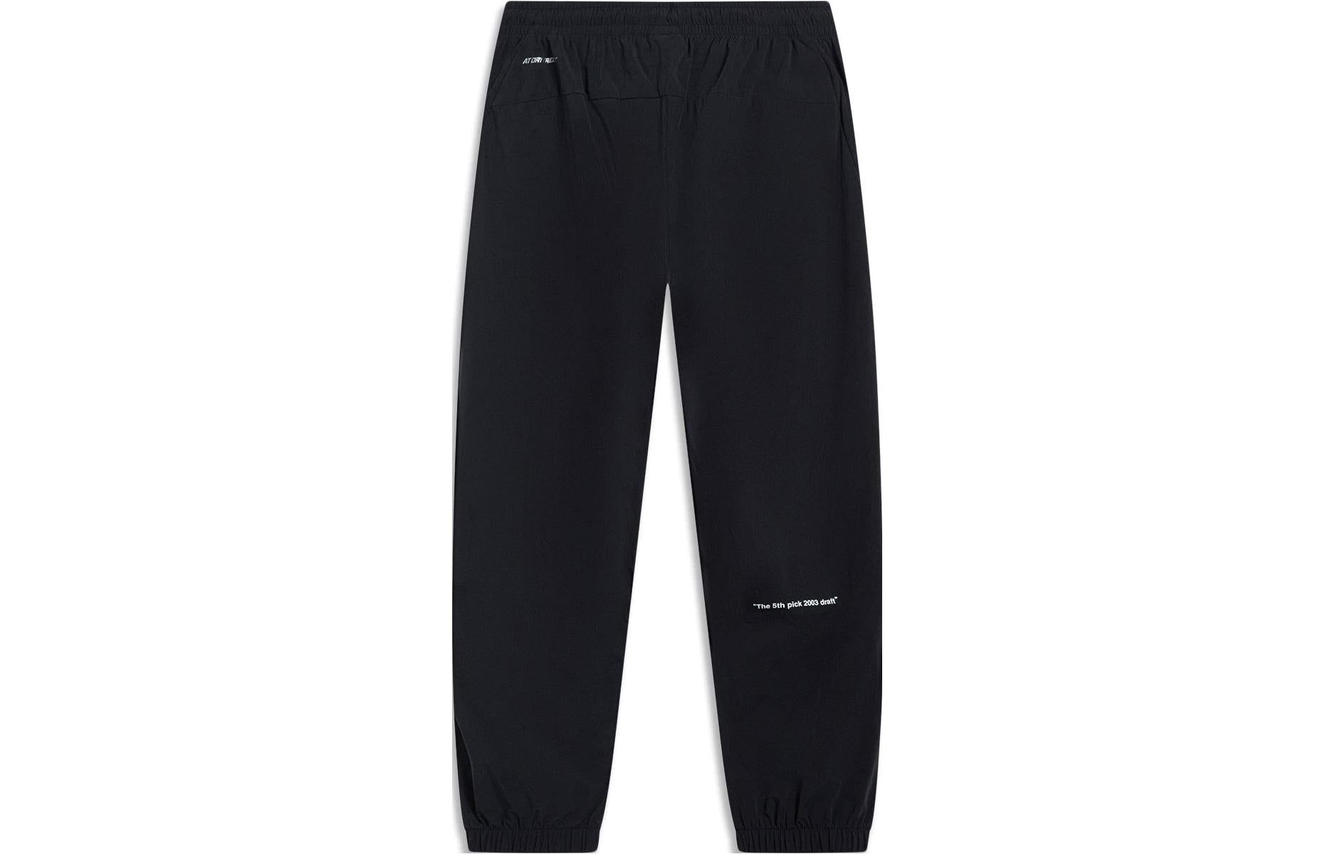 Li-Ning Lifestyle Casual Track Pants 'Black' AYKT501-1 sold by KicksCrew product image thumbnail 2