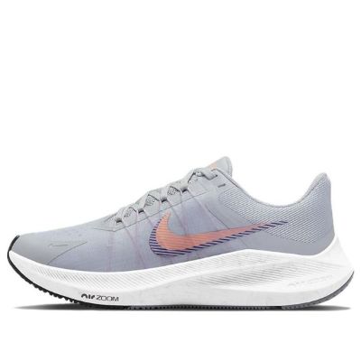 (WMNS) Nike Zoom Winflo 8 'Wolf Grey Atomic Orange' CW3421-006 sold by KicksCrew