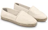 (WMNS) LOUIS VUITTON Starboard Flat Espadrille Shoes 'Beige with Logo' 1ABVM6 sold by KicksCrew