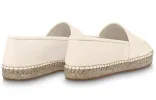 (WMNS) LOUIS VUITTON Starboard Flat Espadrille Shoes 'Beige with Logo' 1ABVM6 sold by KicksCrew