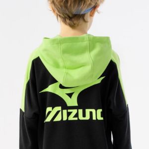 (GS) Mizuno Sportwear Hoodie 'Black' 32CA3926 sold by KicksCrew