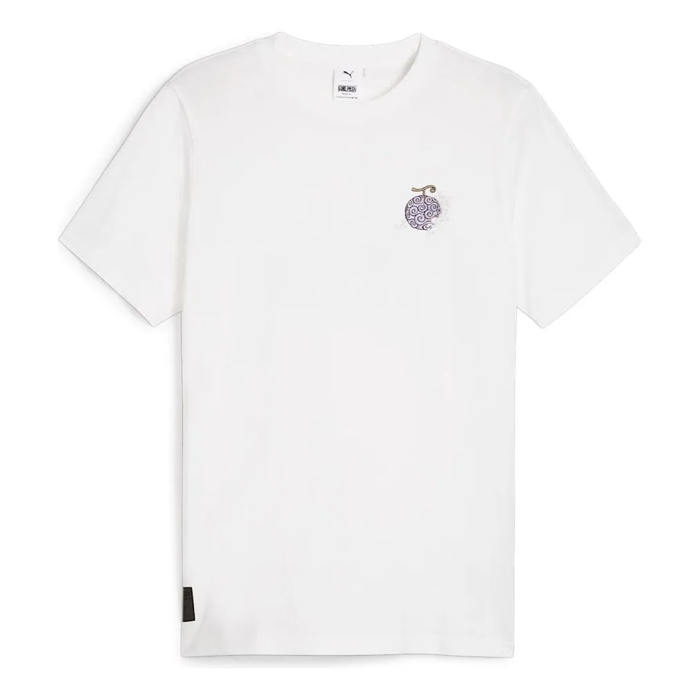 PUMA x ONE PIECE Graphic T-shirt 'White' 624665-02 sold by KicksCrew