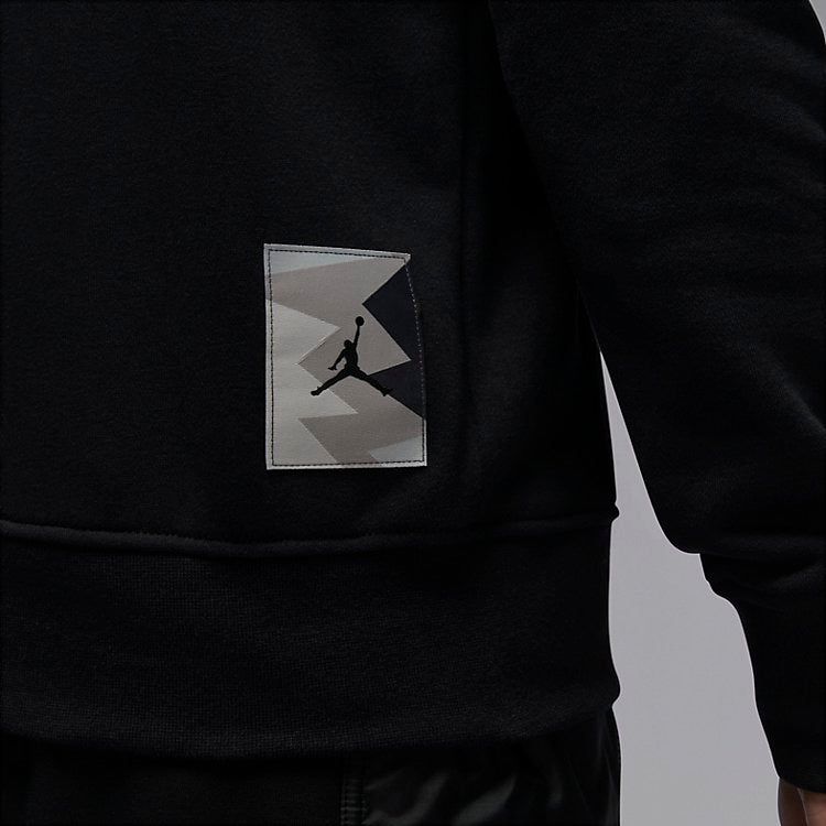 Air Jordan Flight MVP Fleece Pullover Hoodie 'Black' FQ1871-010 sold by KicksCrew product image thumbnail 5