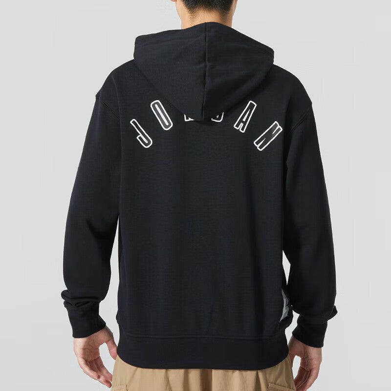 Air Jordan Flight MVP Fleece Pullover Hoodie 'Black' FQ1871-010 sold by KicksCrew product image thumbnail 2