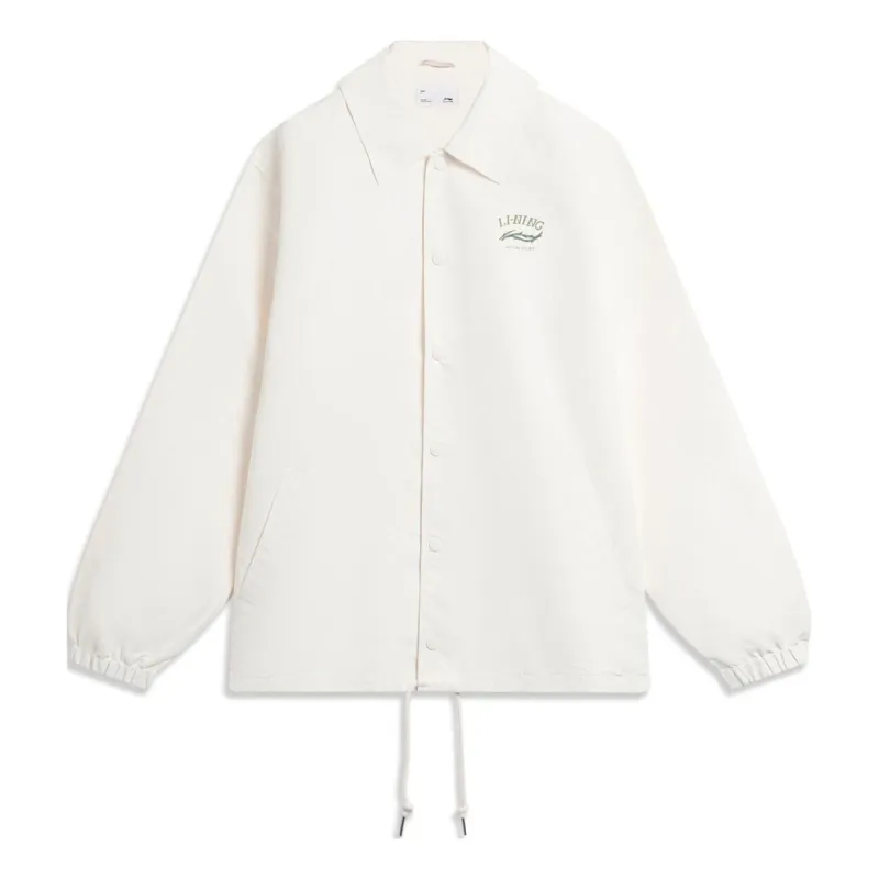 Li-Ning Graphic Coach Jacket 'Beige' AFDU365-1 sold by KicksCrew