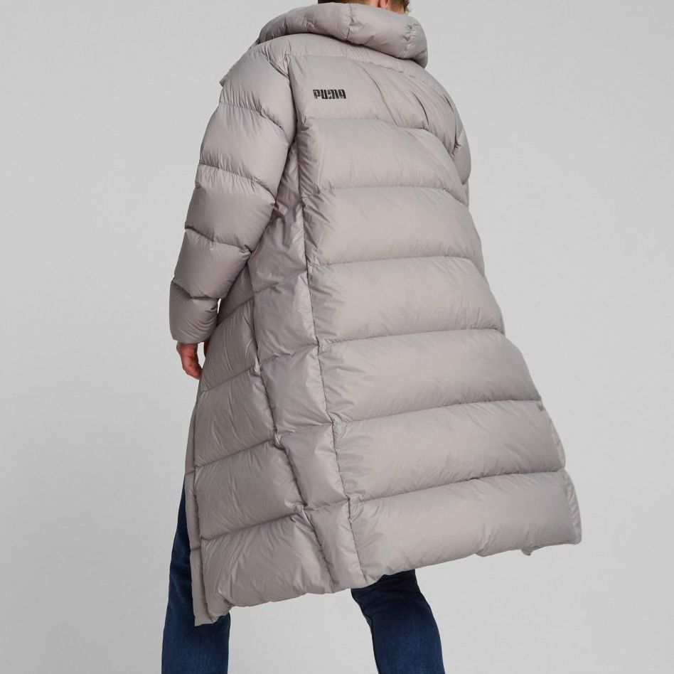 Puma Lightweight Hooded Down Coat 'Grey' 678345-14 sold by KicksCrew product image thumbnail 5