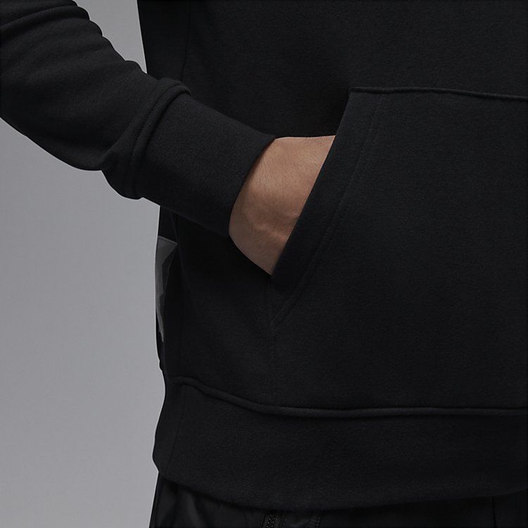 Air Jordan Flight MVP Fleece Pullover Hoodie 'Black' FQ1871-010 sold by KicksCrew product image thumbnail 4