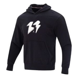 Air Jordan Flight MVP Fleece Pullover Hoodie 'Black' FQ1871-010 sold by KicksCrew