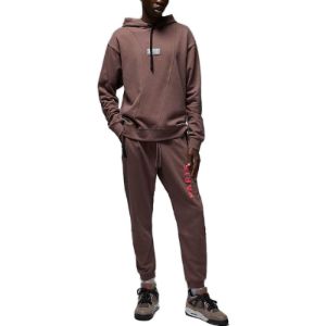 Air Jordan x Paris Saint-Germain Pullover Hoodie 'Plum Eclipse Bright Crimson' DM3096-291 sold by KicksCrew