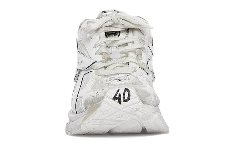 (WMNS) Balenciaga Runner Sneakers 'Whtie Mesh and Nylon' 656063W3RA19000 sold by KicksCrew product image thumbnail 3