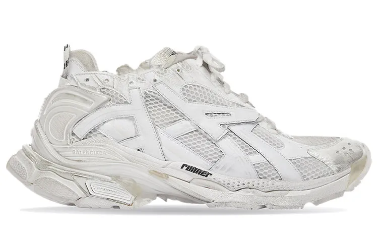 (WMNS) Balenciaga Runner Sneakers 'Whtie Mesh and Nylon' 656063W3RA19000 sold by KicksCrew product image thumbnail 2