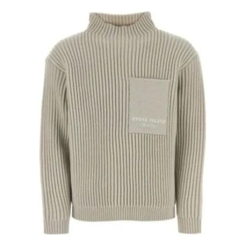 STONE ISLAND Turtleneck Sweater 'Beige' 7915543XA-V0097 sold by KicksCrew