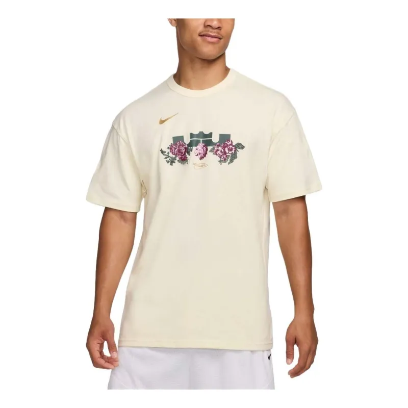 Nike LeBron Max90 Basketball T-Shirt 'Coconut Milk' FZ8073-113 sold by KicksCrew
