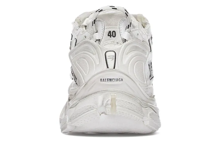 (WMNS) Balenciaga Runner Sneakers 'Whtie Mesh and Nylon' 656063W3RA19000 sold by KicksCrew product image thumbnail 4