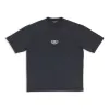 Balenciaga BB Paris Icon T-Shirt Medium Fit 'Black White' 612966TMVG79034 sold by KicksCrew
