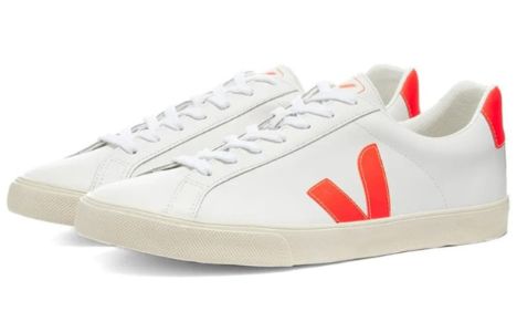 Veja Esplar Lace-Up 'White Orange Flou' EO022213 sold by KicksCrew