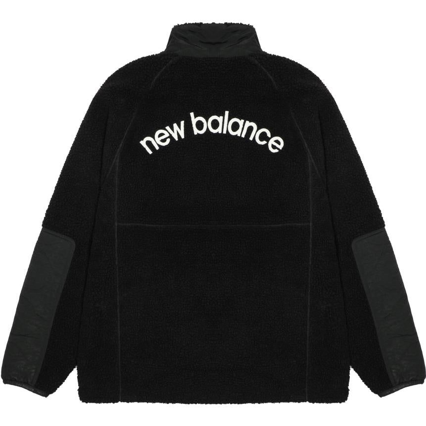 New Balance Lifestyle Cotton Warm Coat 'Black White' AMJ23326-BK sold by KicksCrew product image thumbnail 2
