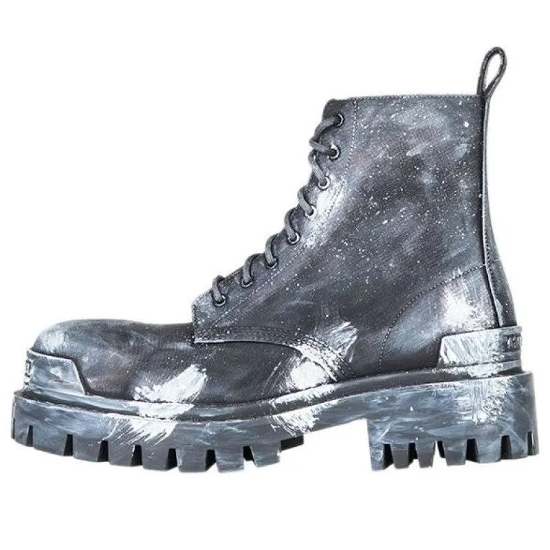 Balenciaga Strike Boots 'Grey Silver' 670633W2DY21090 sold by KicksCrew