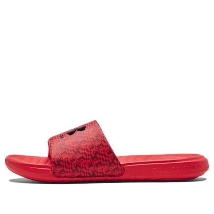 Under Armour UA Ansa Graphic Slides 'Red' 3024434-602 sold by KicksCrew