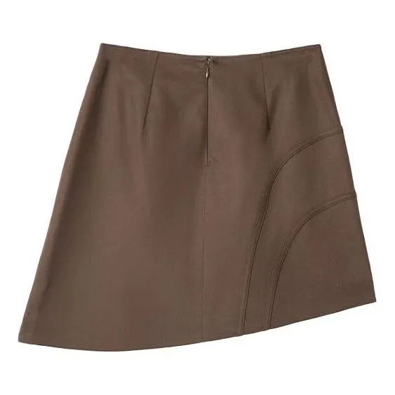 (WMNS) Puma Own The Spotlight Skirt 'Brown' 628229-13 sold by KicksCrew