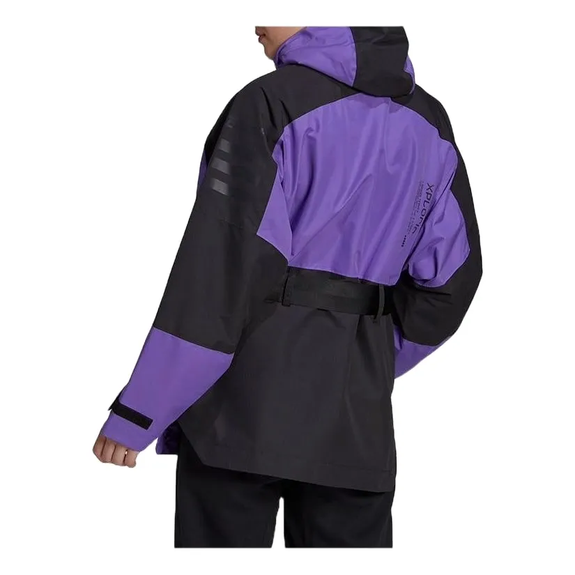 (WMNS) adidas Terrex Jacket CW Xploric RAIN.RDY Jacket 'Purple' HF8461 sold by KicksCrew product image thumbnail 3
